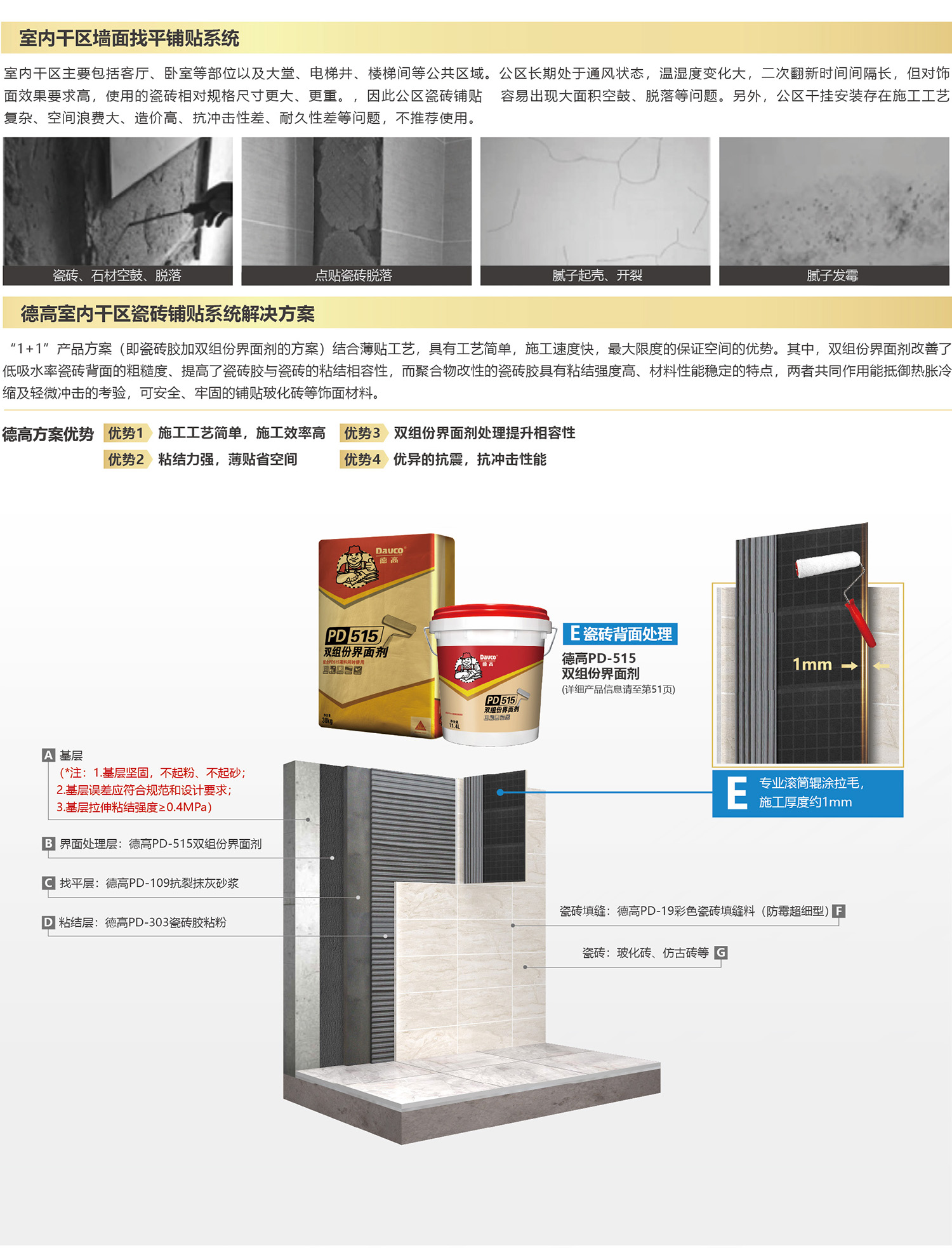 南宫NG28室内干区瓷砖铺贴系统解决计划