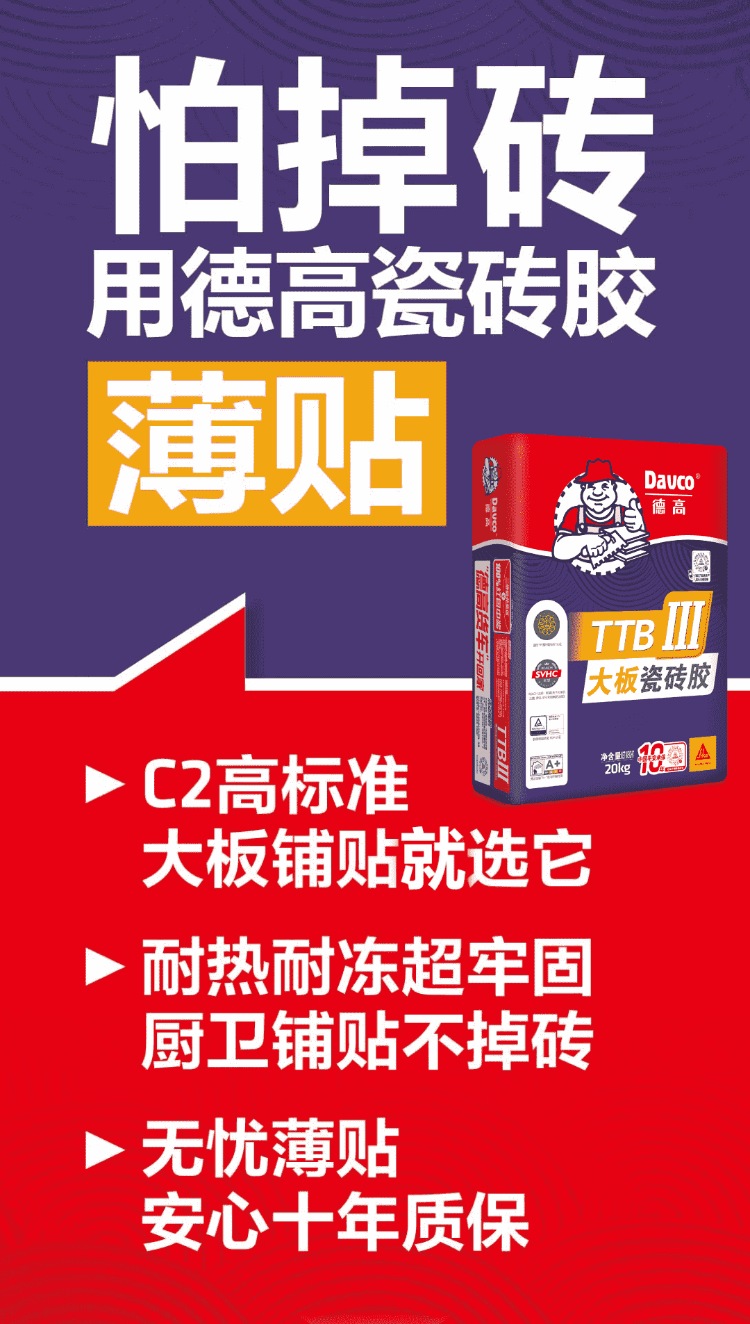 还搞不懂瓷砖胶的C1级？C2级？